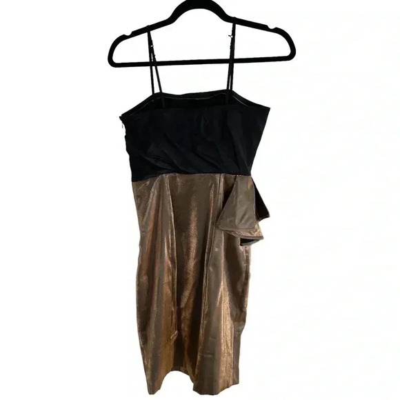 Cynthia Steffe NWT Black Gold Mini Dress - Picture 7 of 9